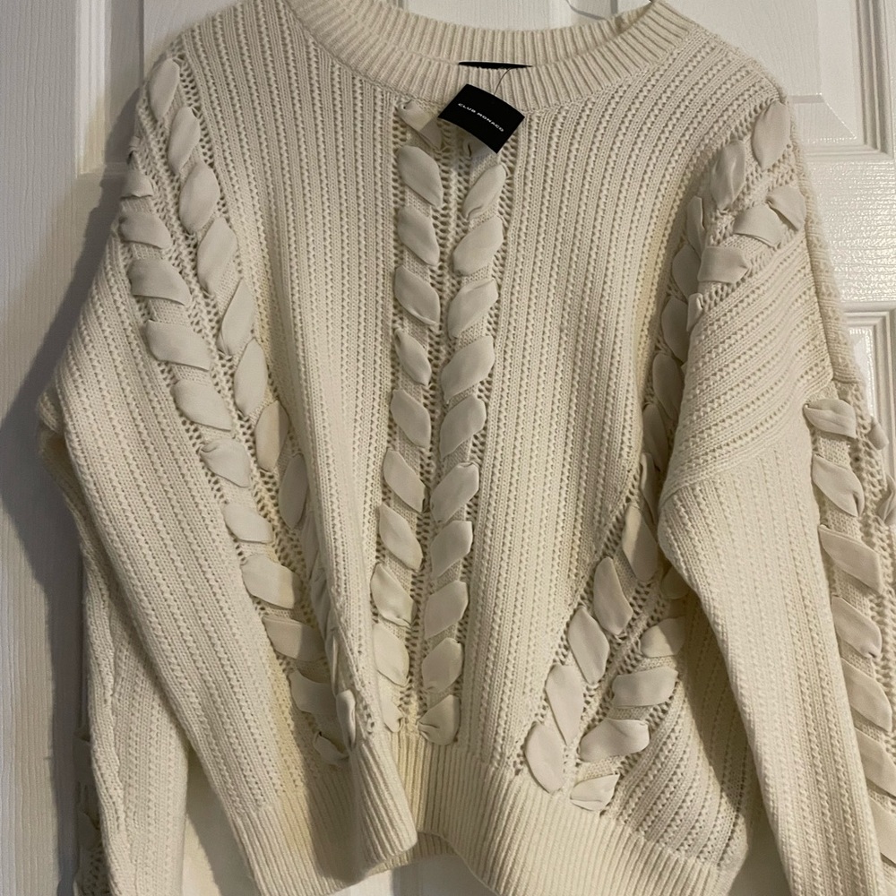 New Club Monaco Woven sweater - Picture 7 of 7